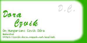 dora czvik business card